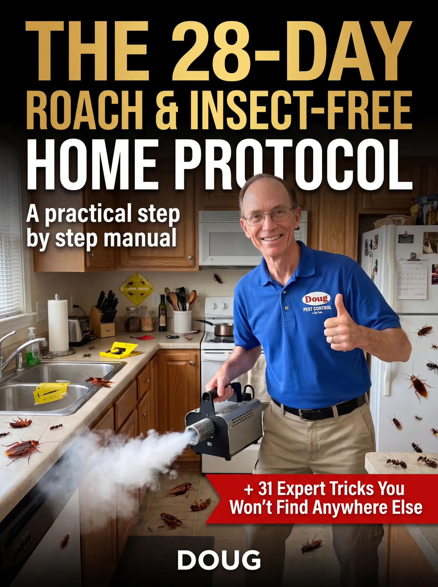 The 28-Day Roach & Insect-Free Home Protocol ebook cover